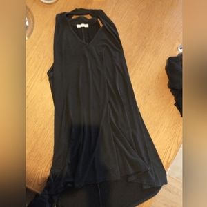 Long shirt or short dress. Looks nice wth leggings